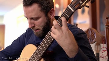 Adam Cicchillitti performs Largo BWV 1005 from Bach, on a Douglass Scott Spruce Top Guitar