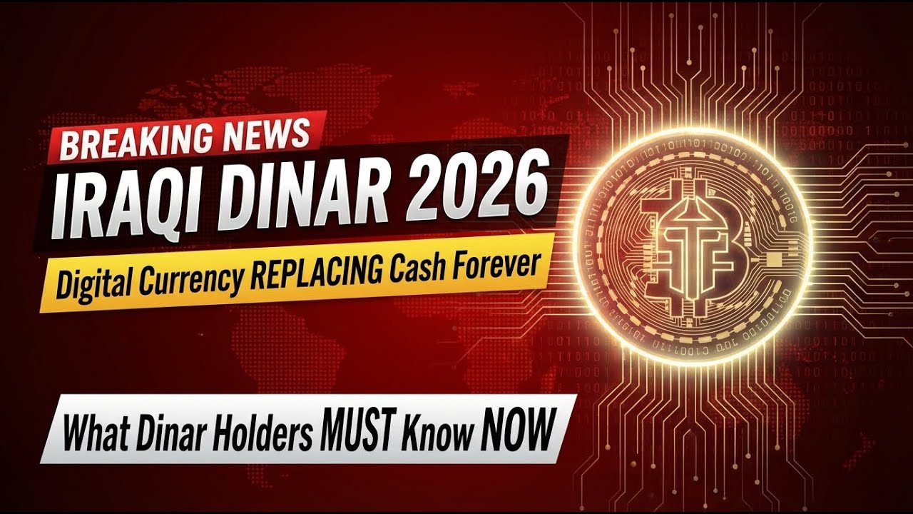 IRAQI DINAR 2026 Digital Currency REPLACING Cash Forever What Dinar Holders MUST Know NOW