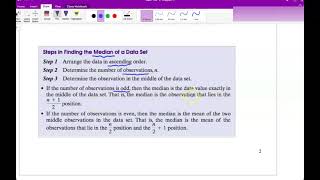 Elementary Statistics – Section 3.1