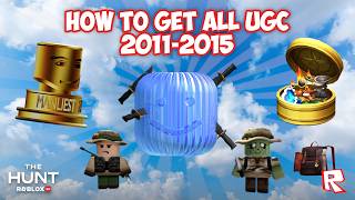 2011-2015 How to GET ALL UGC in The Hunt: Roblox 20 [EVENT] screenshot 4