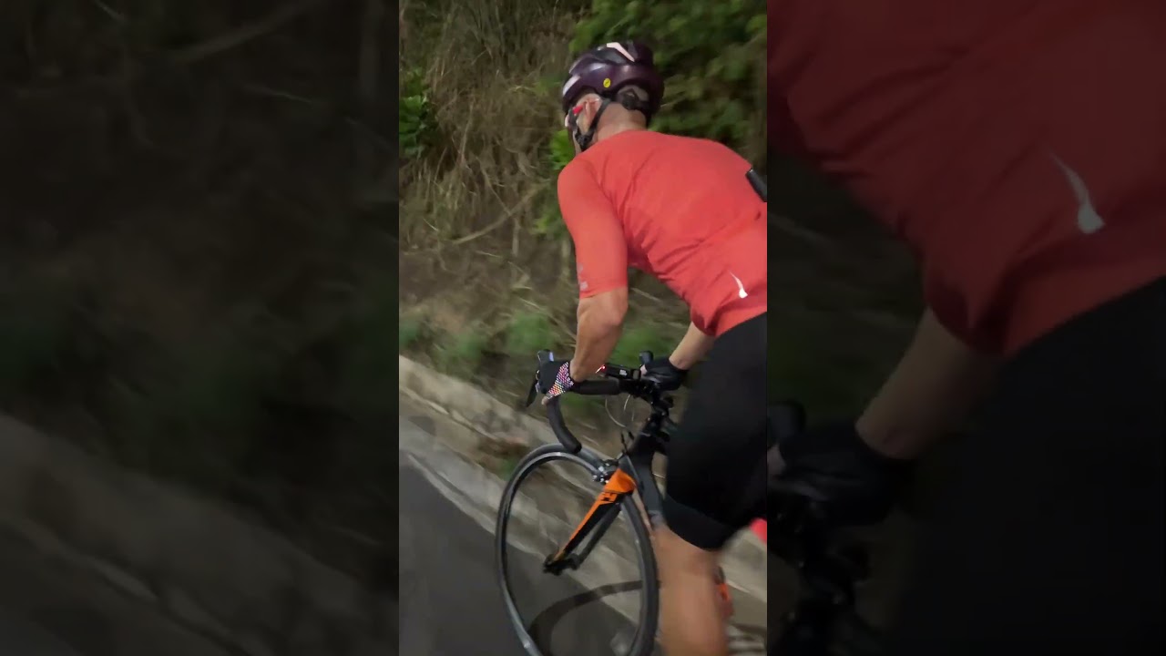 Enjoying the joy of cycling in the glow of the setting sun 