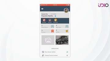 Udio - Finding Rides, View Driver Profile & Advance Search