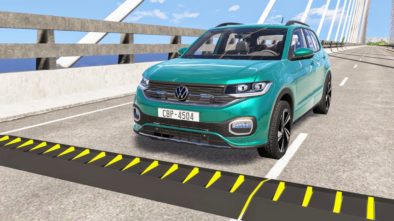 Massive Spike Strip Pileup Car Crashes #82 – BeamNG Drive | CrashBoomPunk