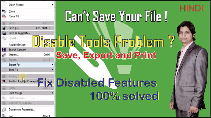 How to fix Disable Tools in CorelDraw 2022 | HINDI | How to fix coreldraw X7 illegel copy problem |