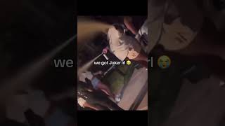we got joker irl #joker #meme #funny part 2 #brainrotting