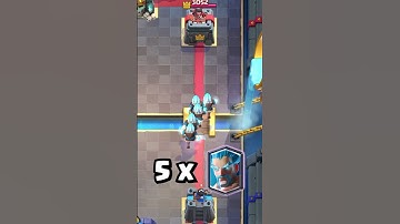 How Many Ice Wizards To 3 Crown? #clashroyale #shorts