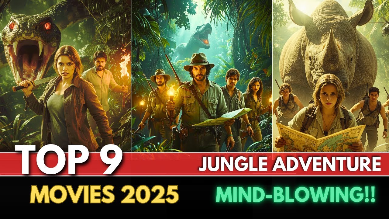 Top 9 Best Jungle Adventure Movies in Hindi | Hollywood Movies in Hindi 2025