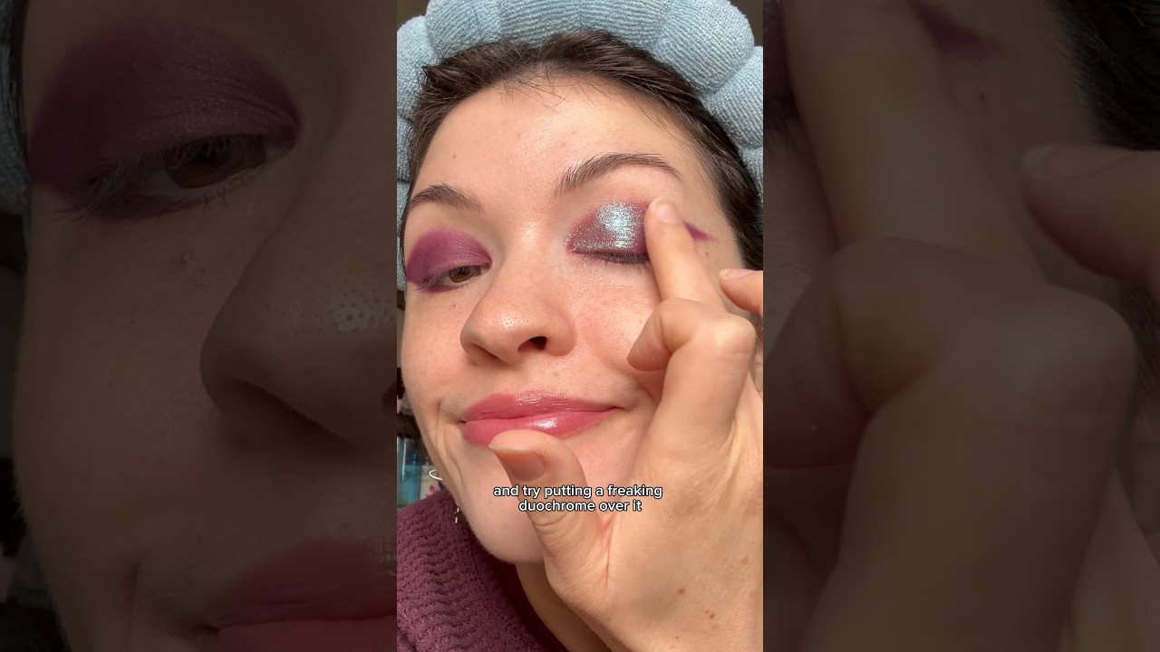 this duochrome eyeshadow is UNREAL🤩