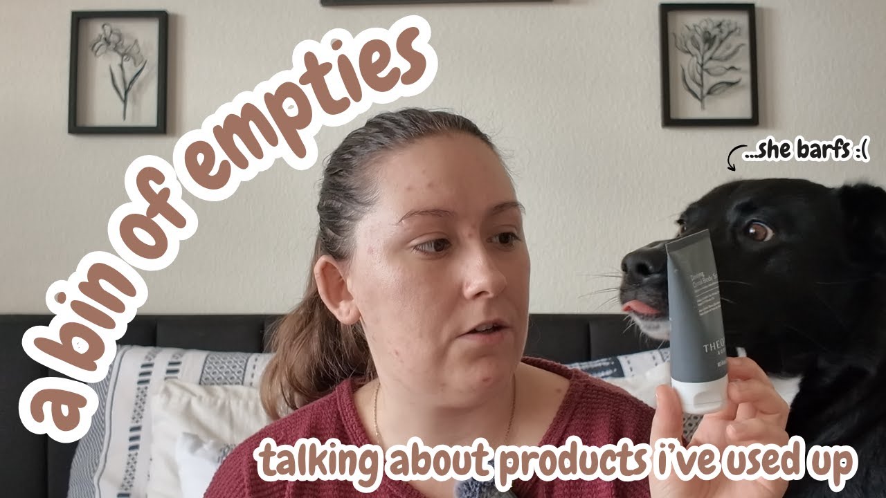a bin of empties pt1 | skincare, toothpastes, hair stuff, soil, etc