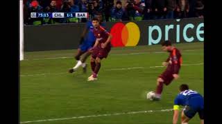 Lionel messi ha marcado su primer gol frente al chelsea (nueve
enfrentamientos)