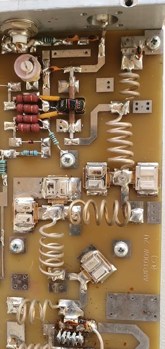 125W FM amplifier with LPF and VSWR bridge restored. YouTube