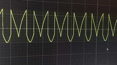 Make Noise STO oscillator waveform