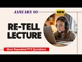 Retell Lecture PTE Speaking | Timer and Answers | Real Exam Questions January 2026