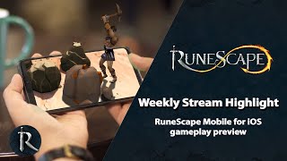 RuneScape Mobile for iOS - Gameplay preview (Weekly Stream Highlight)