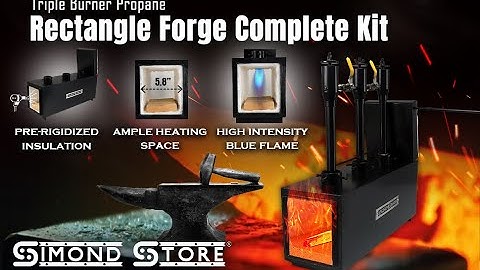 Mastering Blacksmith Knife Making with Triple Burner Gas Propane Forge | SIMOND STORE