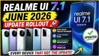 Realme UI 7.1 June 2026 Update Rollout 🚀 | Every Device That Got the Update! screenshot 3