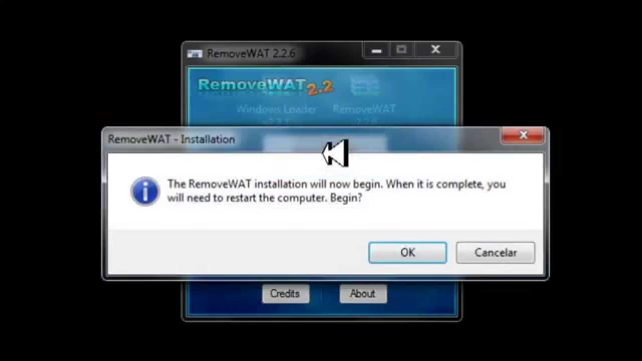 Removewat 2.2 7 windows 7. Removewat 2.2 7 windows 7