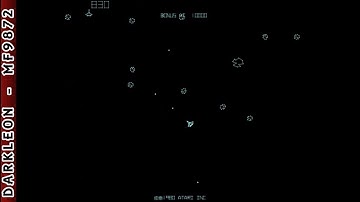 Asteroids Deluxe © 1981 Atari - Arcade Gameplay