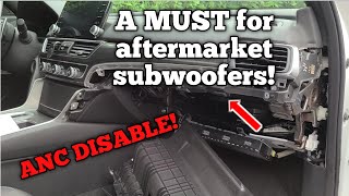 Honda Accord 2018+ | How to disable ANC Module (Active Noise Canceling)