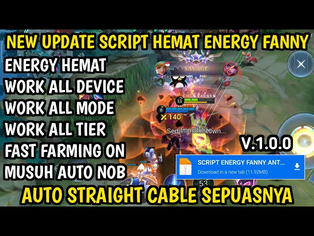 Script Energy Fanny - Script Hemat Energy Fanny Terbaru 2024 100% Work | Mobile Legends class=