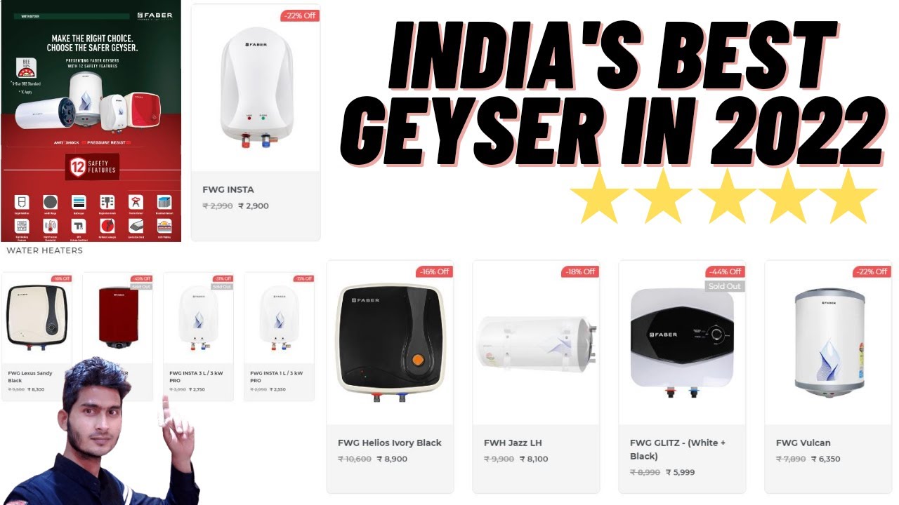 best geyser in 2022 $ faber best geyser in 2022 $ best geyser in india $  best water heaters 2022 - YouTube