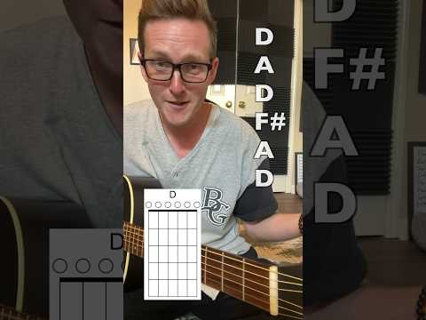 Open D Tuning Easy Chord Lesson