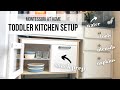 MONTESSORI AT HOME: Our NEW Toddler Kitchen Set-up!