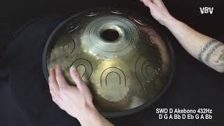Tongue Drum 18" 9 notes - D Akebono 432Hz video