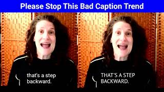 This Captioning Video Trend Must Stop