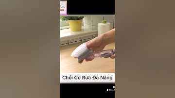 Chổi cọ rửa xịt nước đa năng có cán, bàn chải chà nồi chảo cọ rửa chén bát tay cầm dài