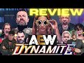 Live review aew dynamite nuevo campeon tnt  03202024