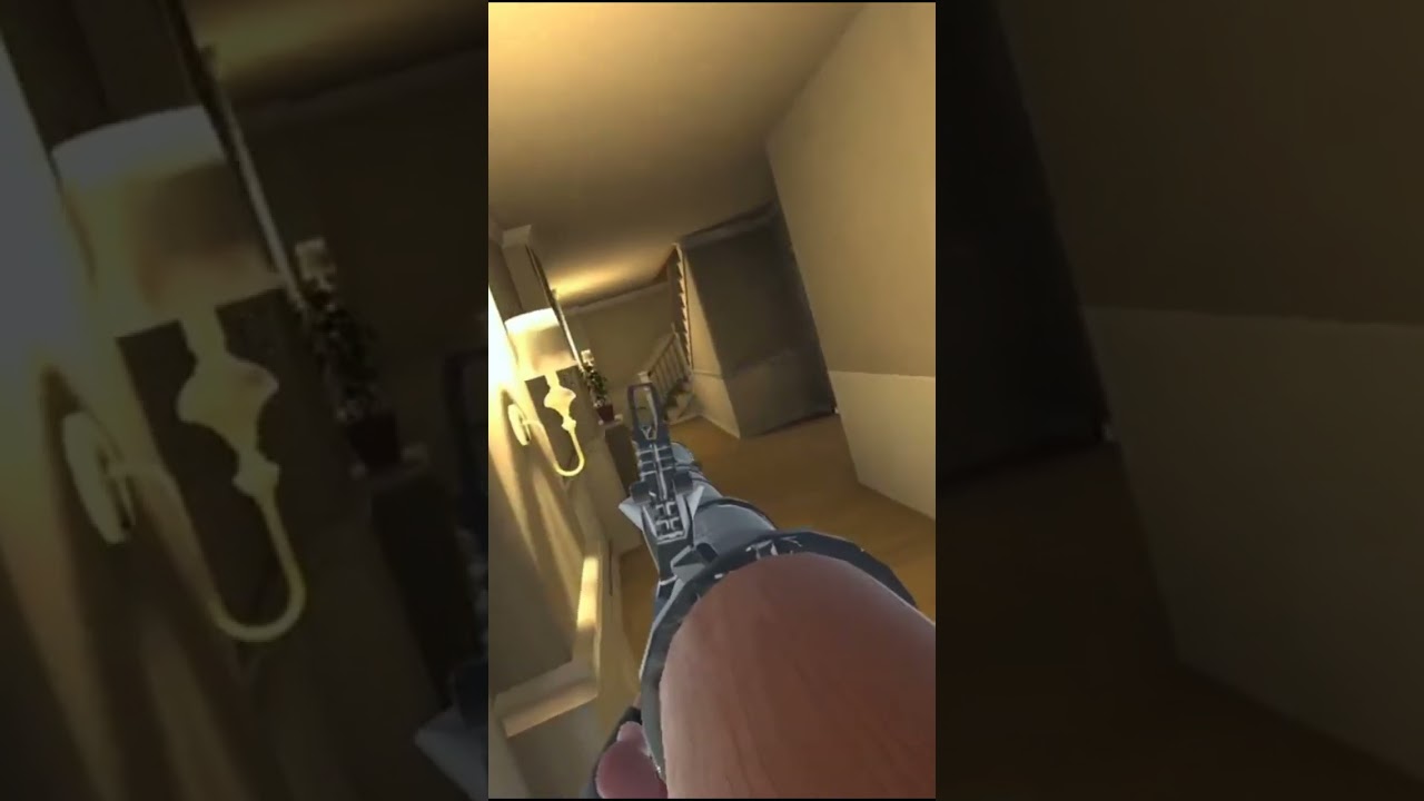SCP-173 In BoneLab Is Terrifying.. #shorts #gaming #virtualreality #bonelab #memes #scp173
