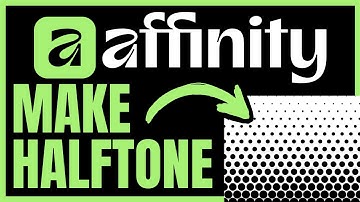 How To MAKE HALFTONE In Affinity Designer (QUICK & EASY) 2025