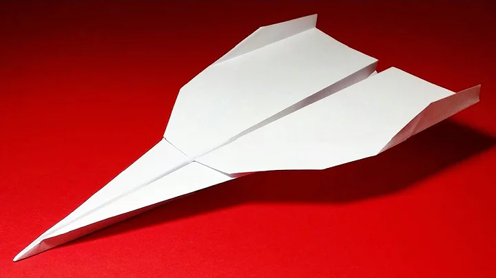 How to make a Paper Airplane - BEST paper planes that FLY FAR - origami avion en papier . Grey