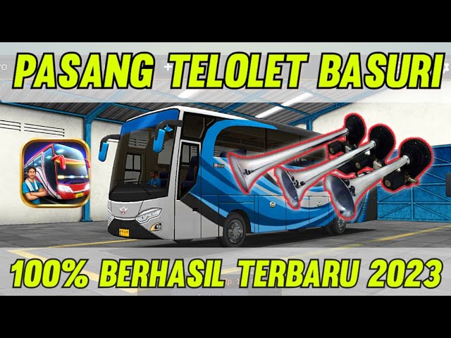 Cara pasang klakson telolet Basuri di Bussid terbaru 2024 || Bus Simulator Indonesia class=