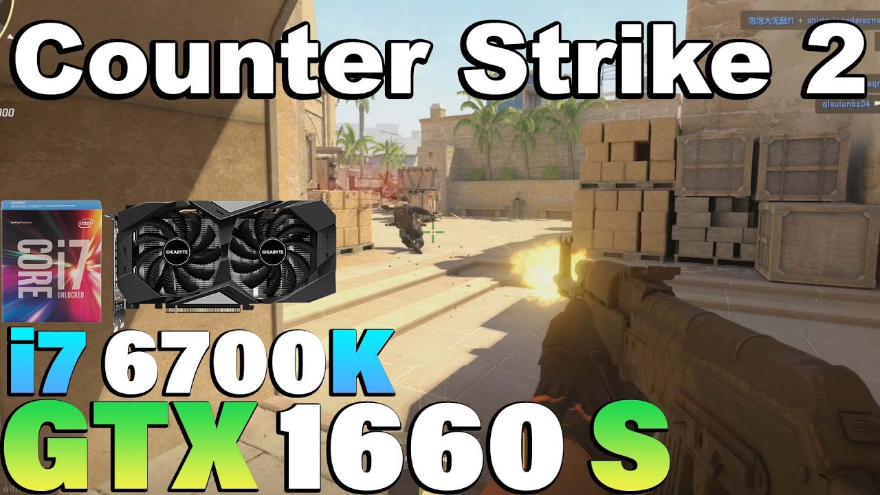Counter Strike 2 - i7 6700K + GTX 1660 Super