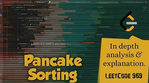 Pancake Sorting LeetCode August Challenge