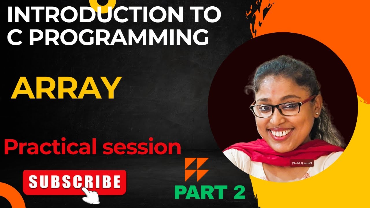 Array | Programming in C | C tutorial | C programming | C language | C ...