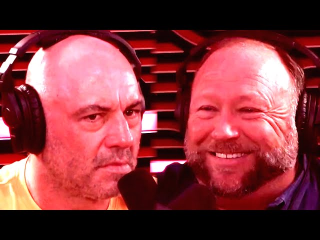 Alex Jones Confesses His Love For Joe Rogan With Tim Dillon class=