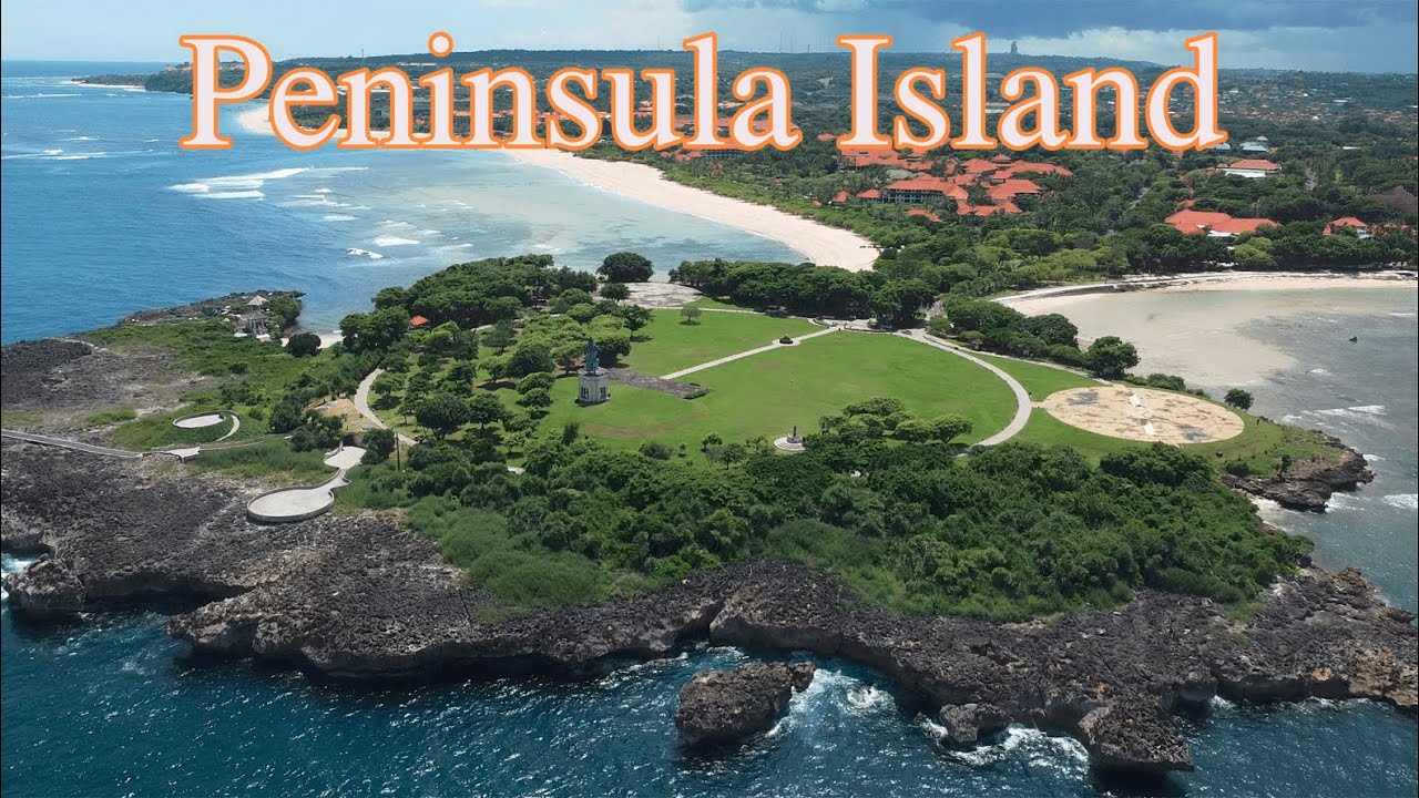 Melihat Keindahan Pulau Peninsula Nusa Dua dengan Drone. - YouTube