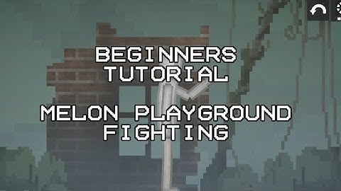 Melon Playground Dusik Fighting Tutorial (Beginner