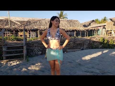 En la playa con Cindy más este rancho hermoso El Salvador Día a Día