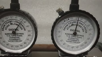 DRAW FRAME TOP ROLLER LOAD GAUGE