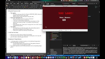 Project 2 (Space Invader (Video 1)) || Object Oriented SW Construct || Fall 20