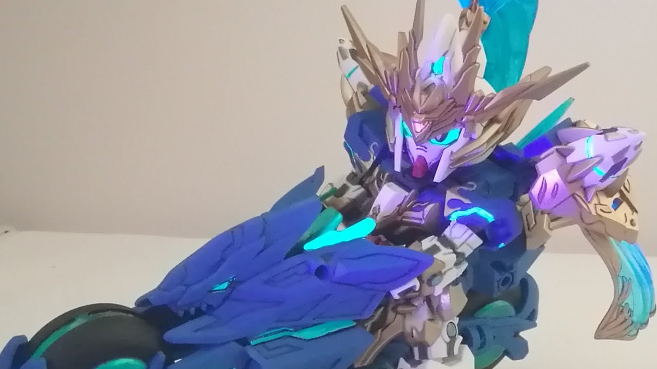 SDGW 三国創傑伝 趙雲ダブルオーガンダム&碧竜駆 レビュー - YouTube