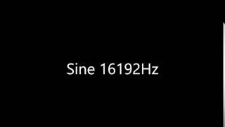 Sine 16192Hz Audio Only