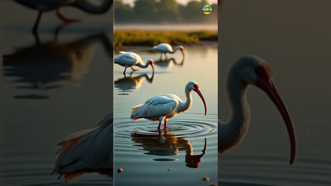 Who Lbis croaks near the water? Sound for Kids. SoundyZoo. Learn Animal Sounds. Let's Fun