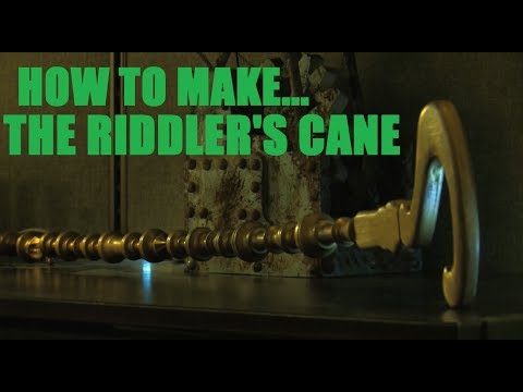 How to Make the Riddler&rsquo;s Cane--Halloween accessory