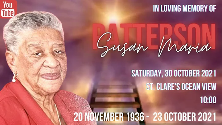 In loving memory of Susan Maria Patterson
