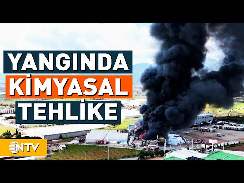 İzmir'deki Yangında Son Durum! Depoda Kimyasal Maddeler Vardı | NTV